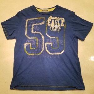 American Eagle Outfitters Men's Blue Vintage Fit M